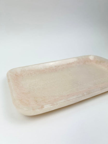 Marbled Resin Pink Tray Home Decor in at Wrapsody