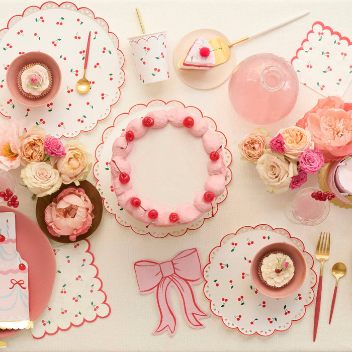 Meri Meri Cherry Pattern Napkins