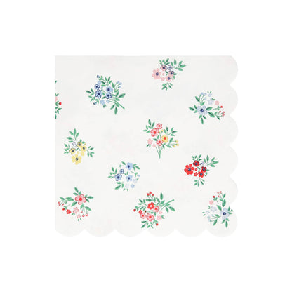 Meri Meri Ditsy Posy Scalloped Napkins