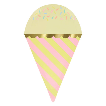 Meri Meri Ice Cream With Sprinkles Plates