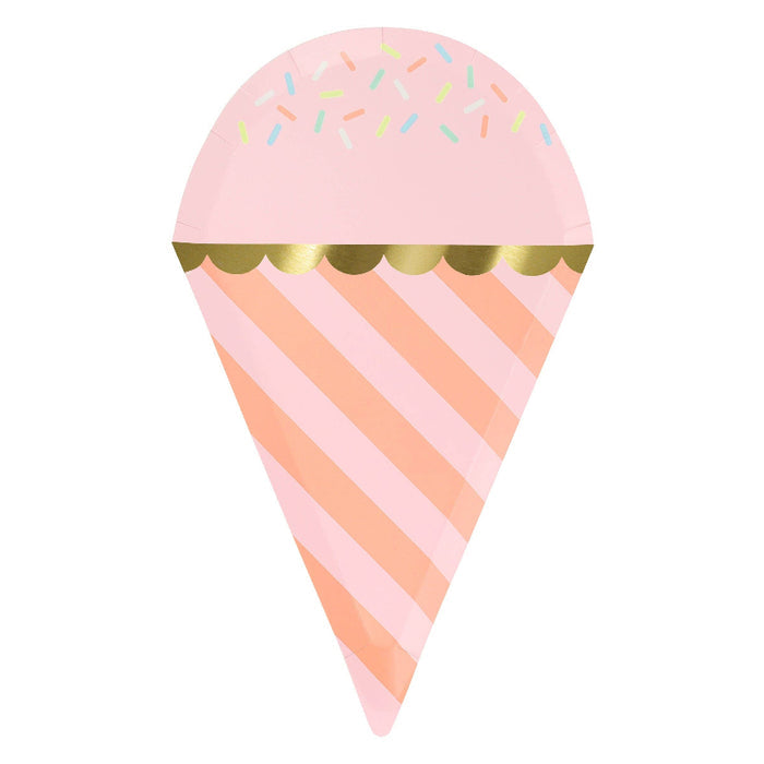 Meri Meri Ice Cream With Sprinkles Plates
