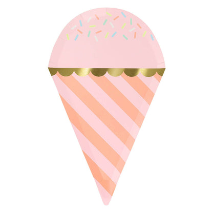 Meri Meri Ice Cream With Sprinkles Plates
