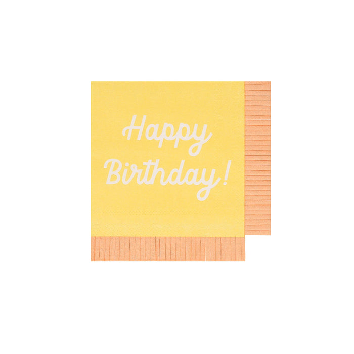 Meri Meri Mixed Happy Birthday Napkins