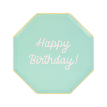 Meri Meri Mixed Happy Birthday Plates