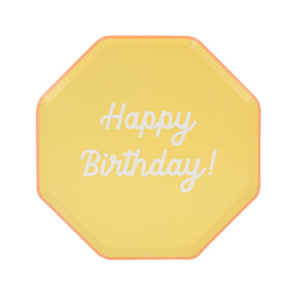 Meri Meri Mixed Happy Birthday Plates