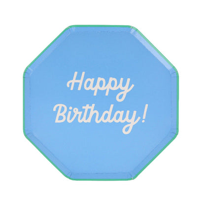 Meri Meri Mixed Happy Birthday Plates