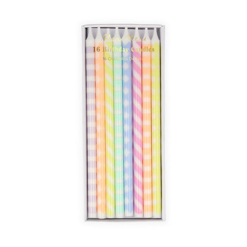 Meri Meri Pastel Pattern Candles