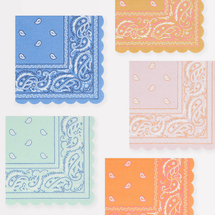 Meri Meri Western Bandana Napkins