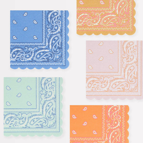 Meri Meri Western Bandana Napkins