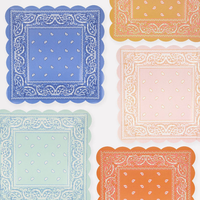 Meri Meri Western Bandana Plates