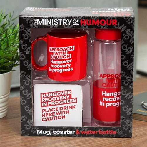 Mug, Coaster & Water Bottle Gift Set 🇬🇧