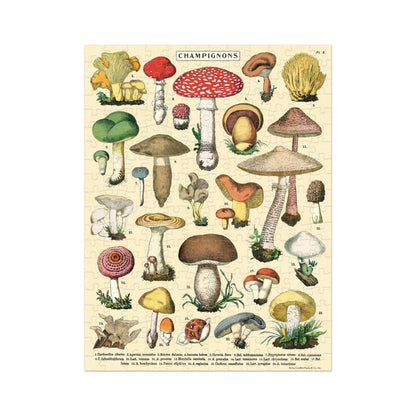 Mushroom 240 Piece Mini Puzzle - Cavallini & Co.