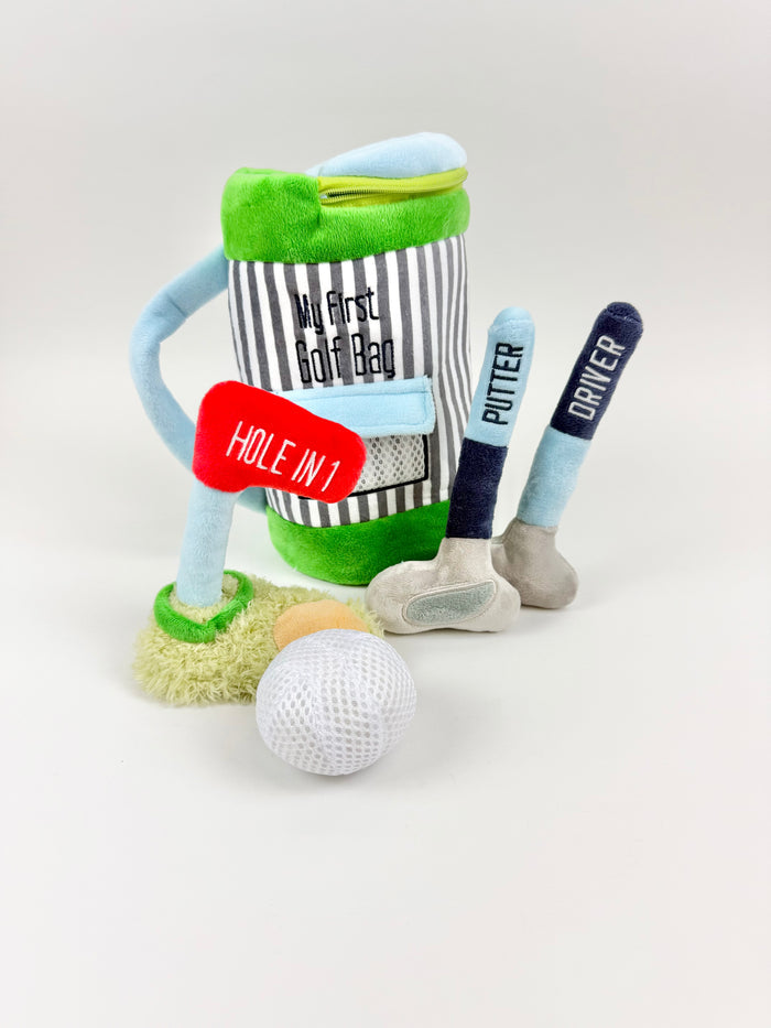 My First Golf Bag Plush Set Baby in at Wrapsody