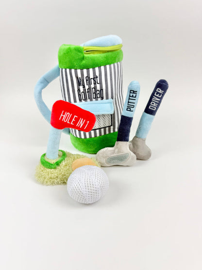My First Golf Bag Plush Set Baby in at Wrapsody