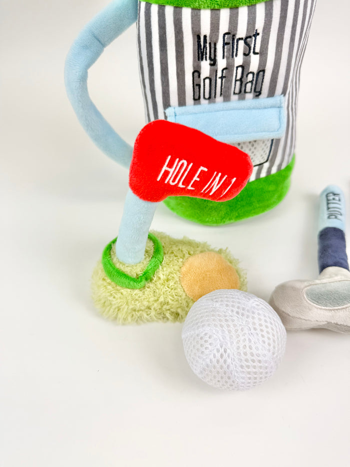My First Golf Bag Plush Set Baby in at Wrapsody
