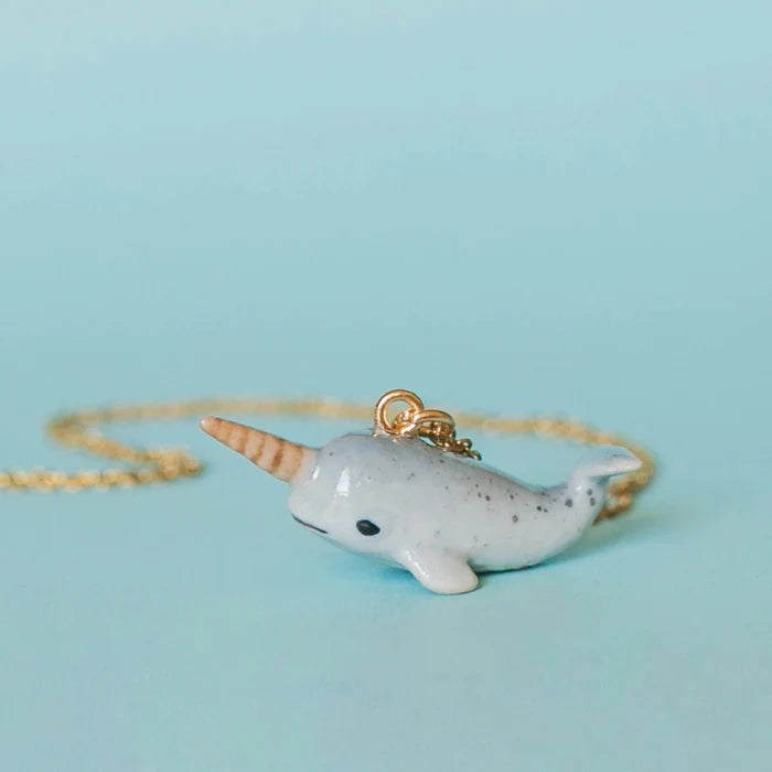 Narwhal Porcelain Necklace - Camp Hallow
