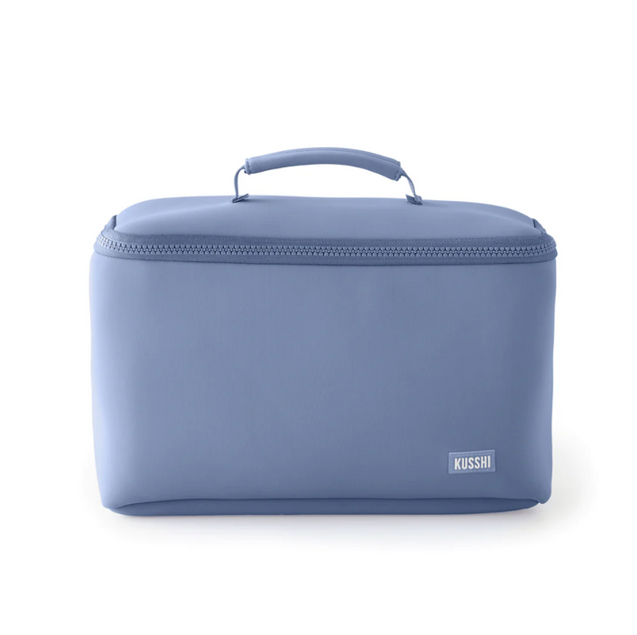 Neoprene Large Train Case Blue Travel Accessories in at Wrapsody