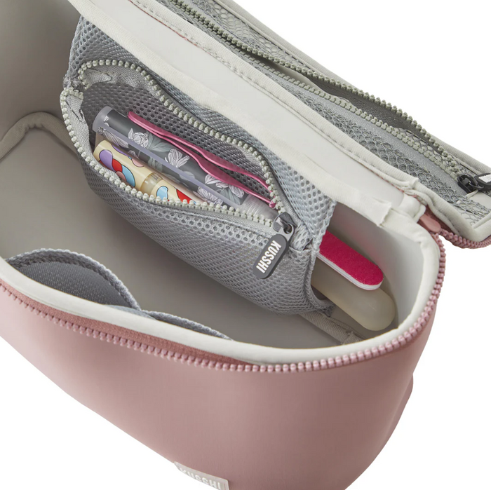 Neoprene Large Train Case Mauve Travel Accessories in at Wrapsody