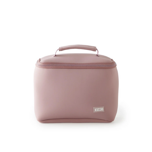 Neoprene Small Train Case Mauve Travel Accessories in at Wrapsody