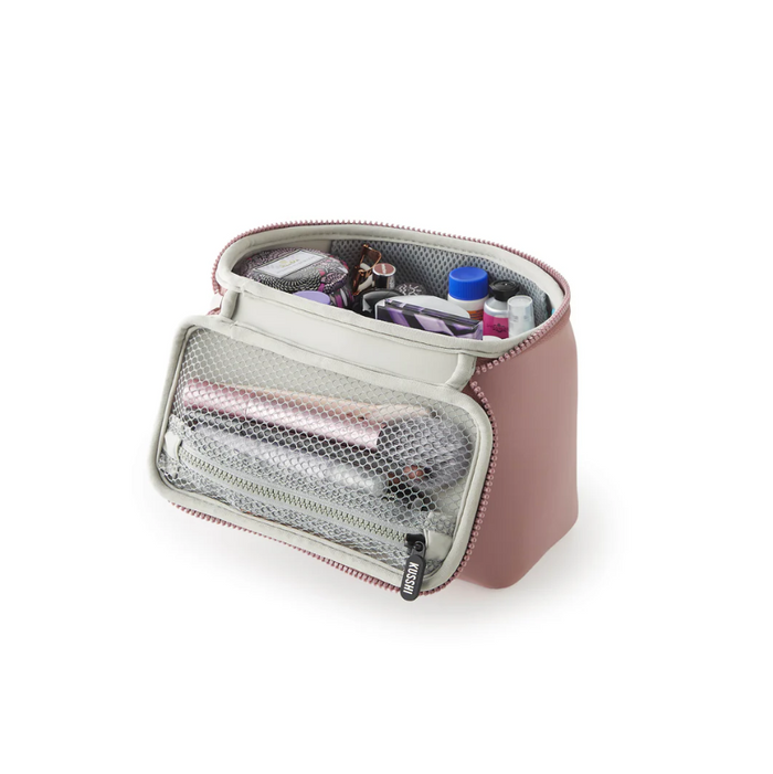 Neoprene Small Train Case Mauve Travel Accessories in at Wrapsody