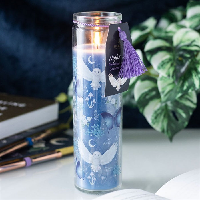 Night Owl Lavender Tube Candle 🇬🇧