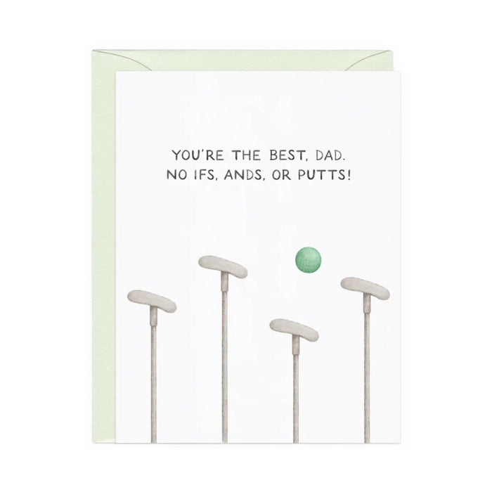 No Ifs, Ands, Or Putts Card