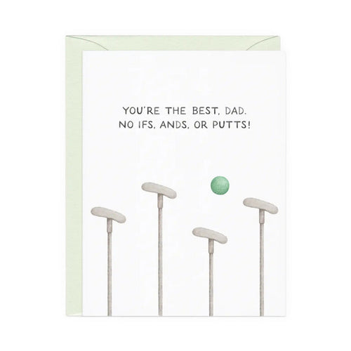 No Ifs, Ands, Or Putts Card