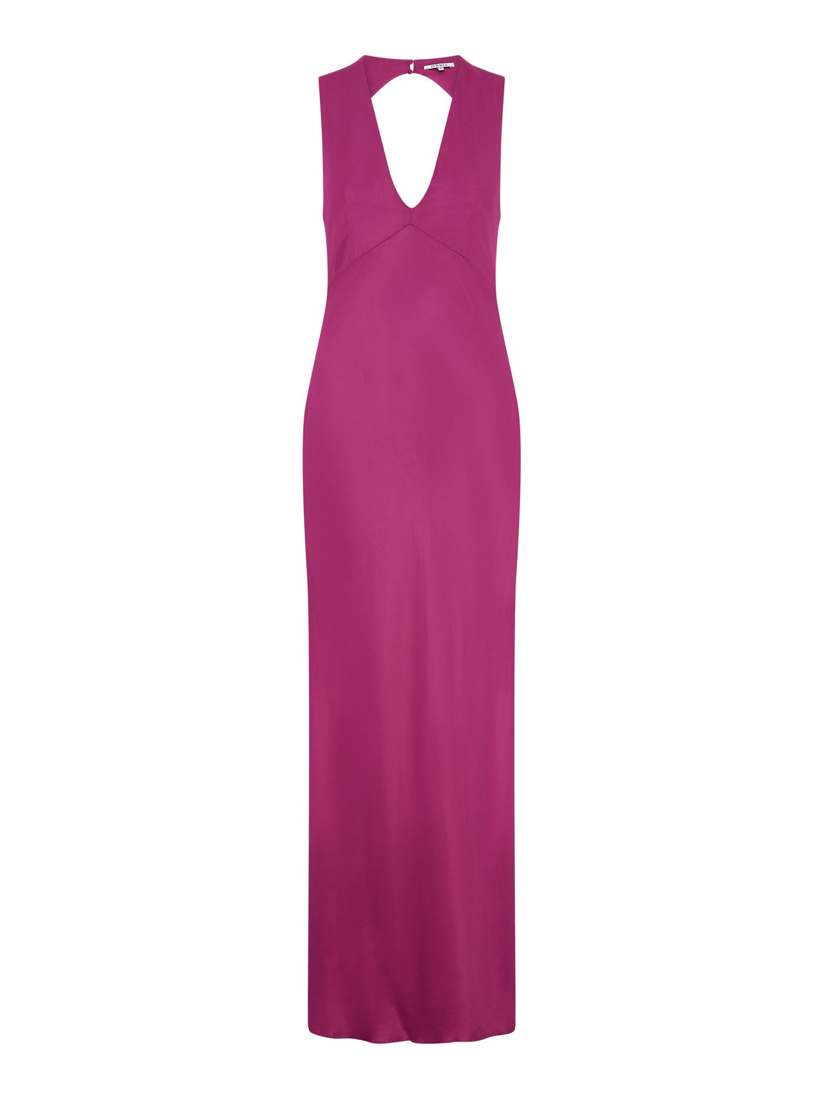 Nova Tie Back Dress in Magenta