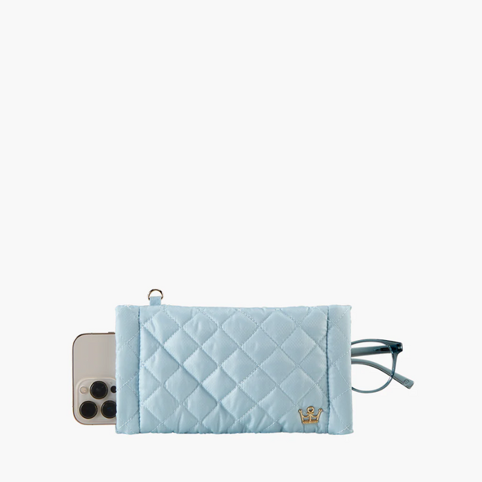 Oliver Thomas Eyeglass Case - Sky Blue Travel Accessories in at Wrapsody