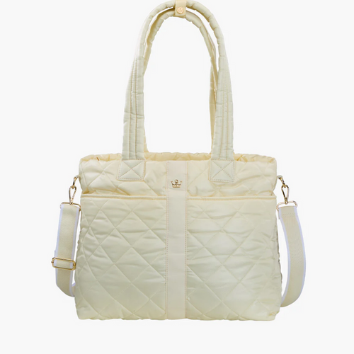 Oliver Thomas Wanderlust Tote Soft Yellow Totes in at Wrapsody