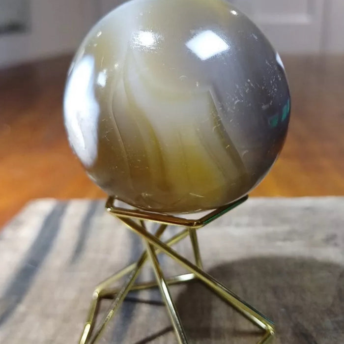 Orca agate sphere 🇬🇧