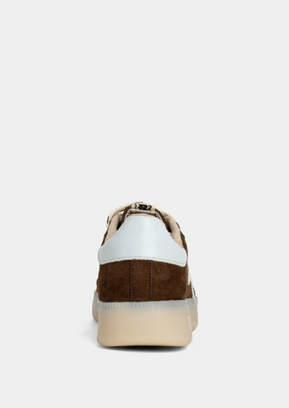 Peaches Brown Suede Sneakers Shoes in at Wrapsody
