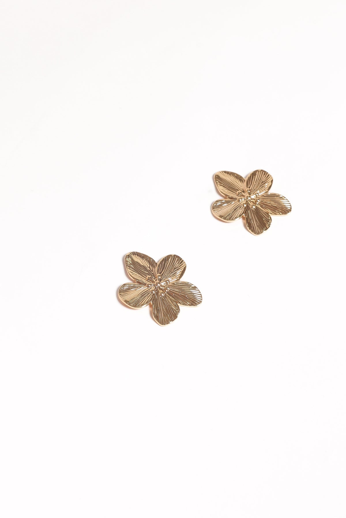 Adriana Flower Earrings - Gold