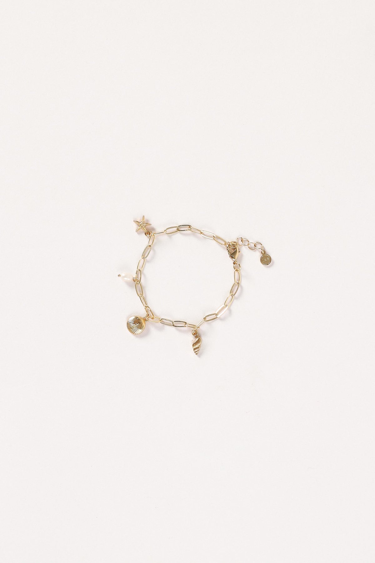 Alice Charm Bracelet - Gold