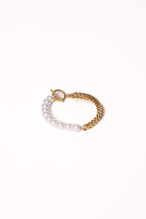 Cascais Bracelet - Gold/Pearl
