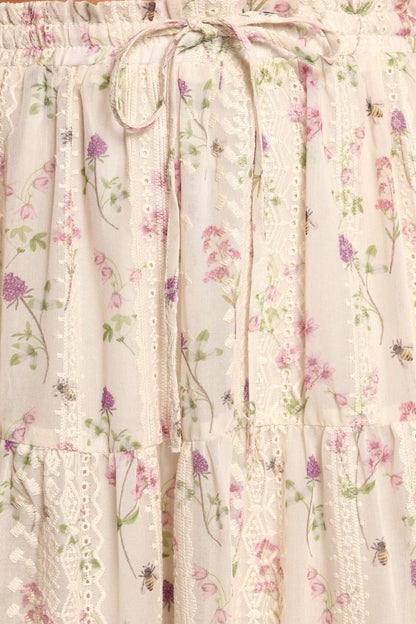 Amberlyn Maxi Skirt - Pink Floral