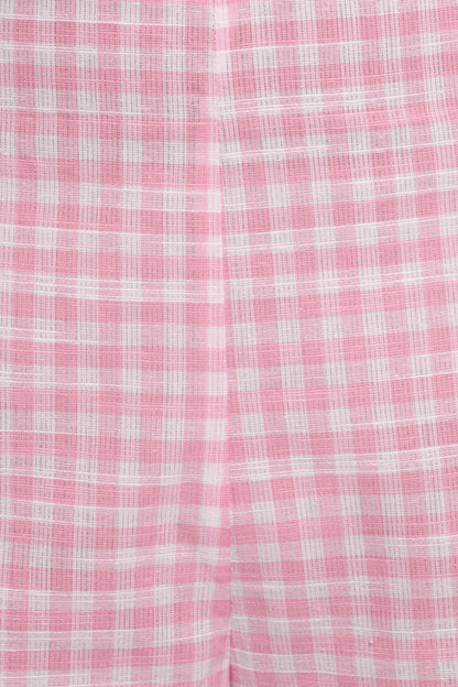 Devlin Cotton Pant - Pink Gingham