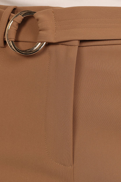 Elaine Belted Pant - Mocha