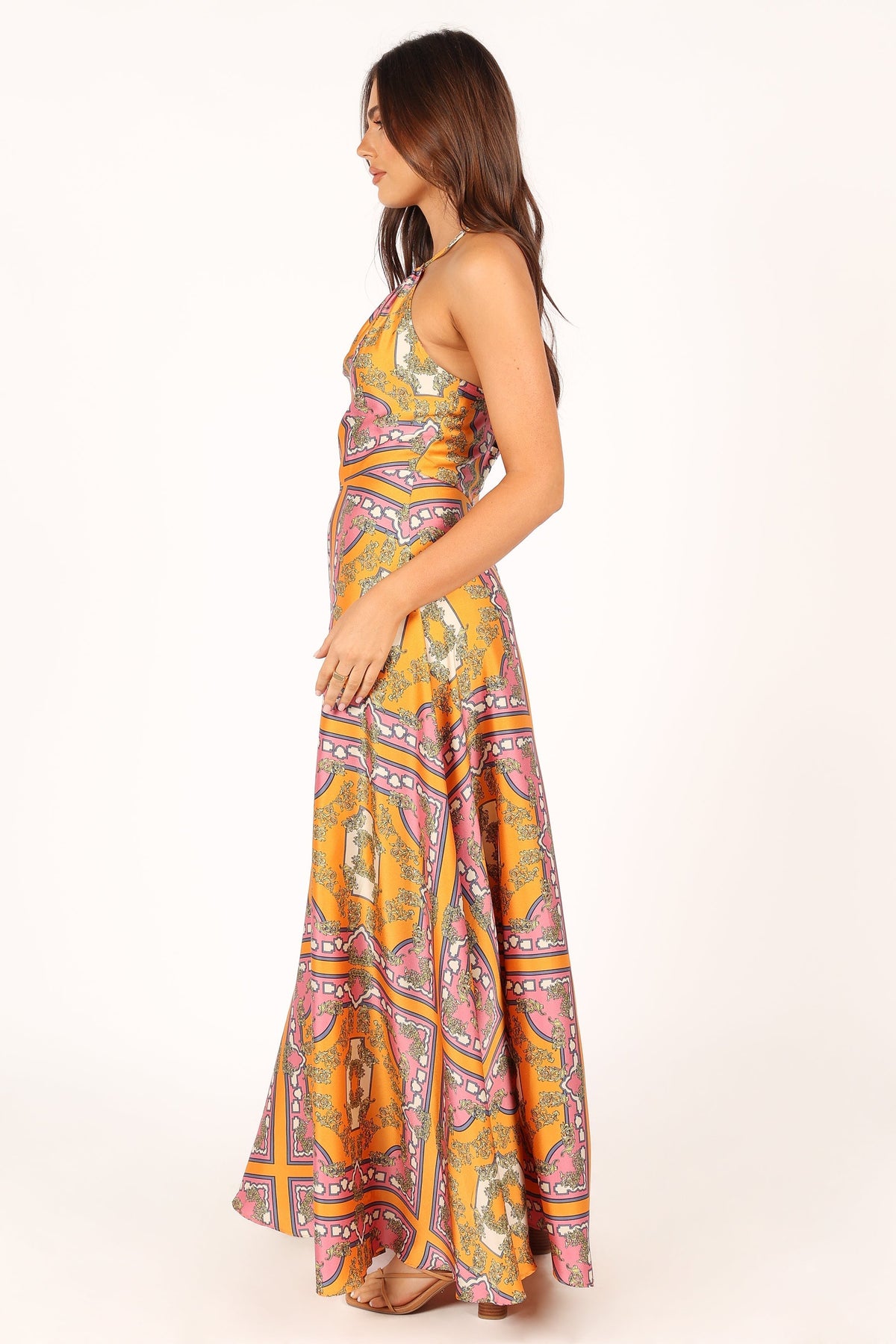 Amara Maxi Dress - Tangerine