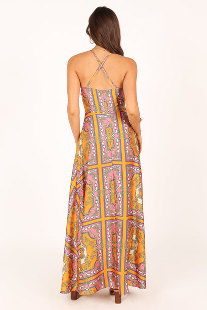 Amara Maxi Dress - Tangerine