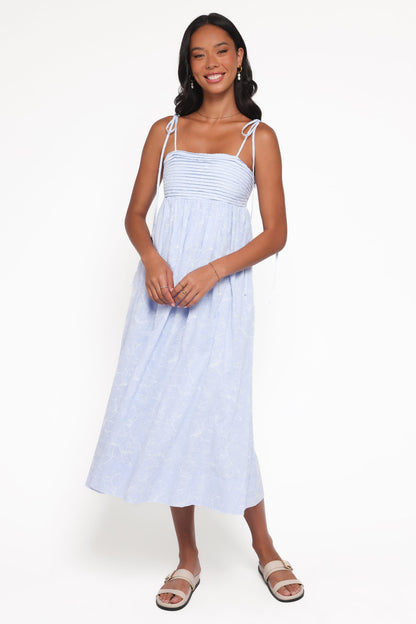 Ashtyn Maxi Dress - Cornflower Blue