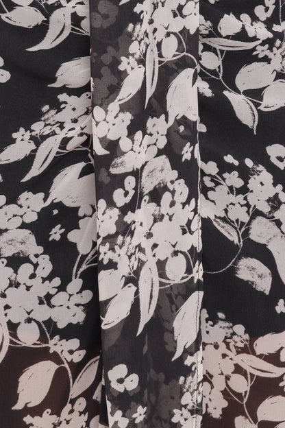 Audrina Maxi Dress - Black Floral
