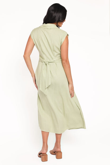 Cami Midi Dress - Green