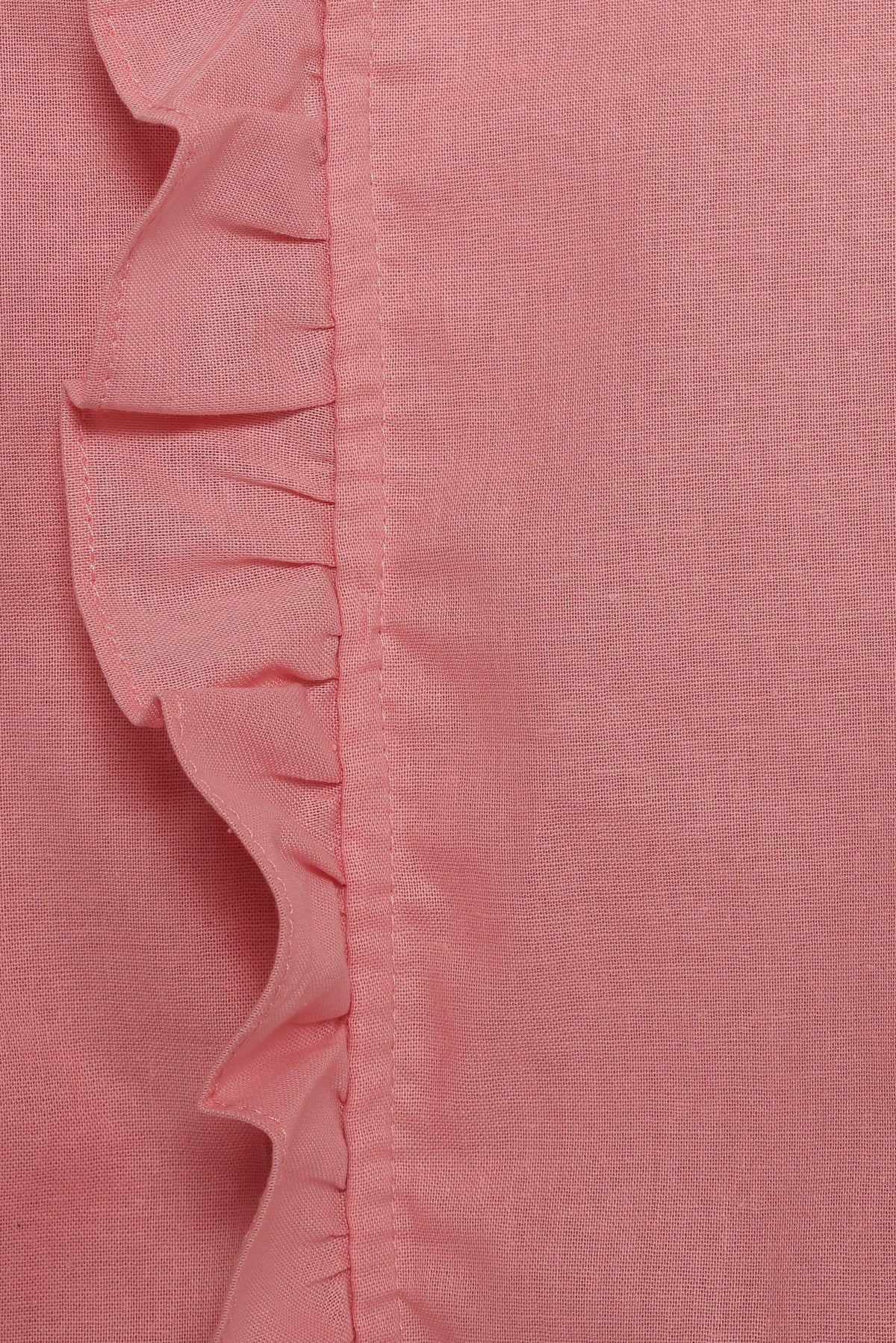 Cassandra Ruffle Mini Dress - Pale Pink