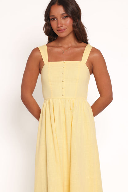 Caty Maxi Dress - Yellow