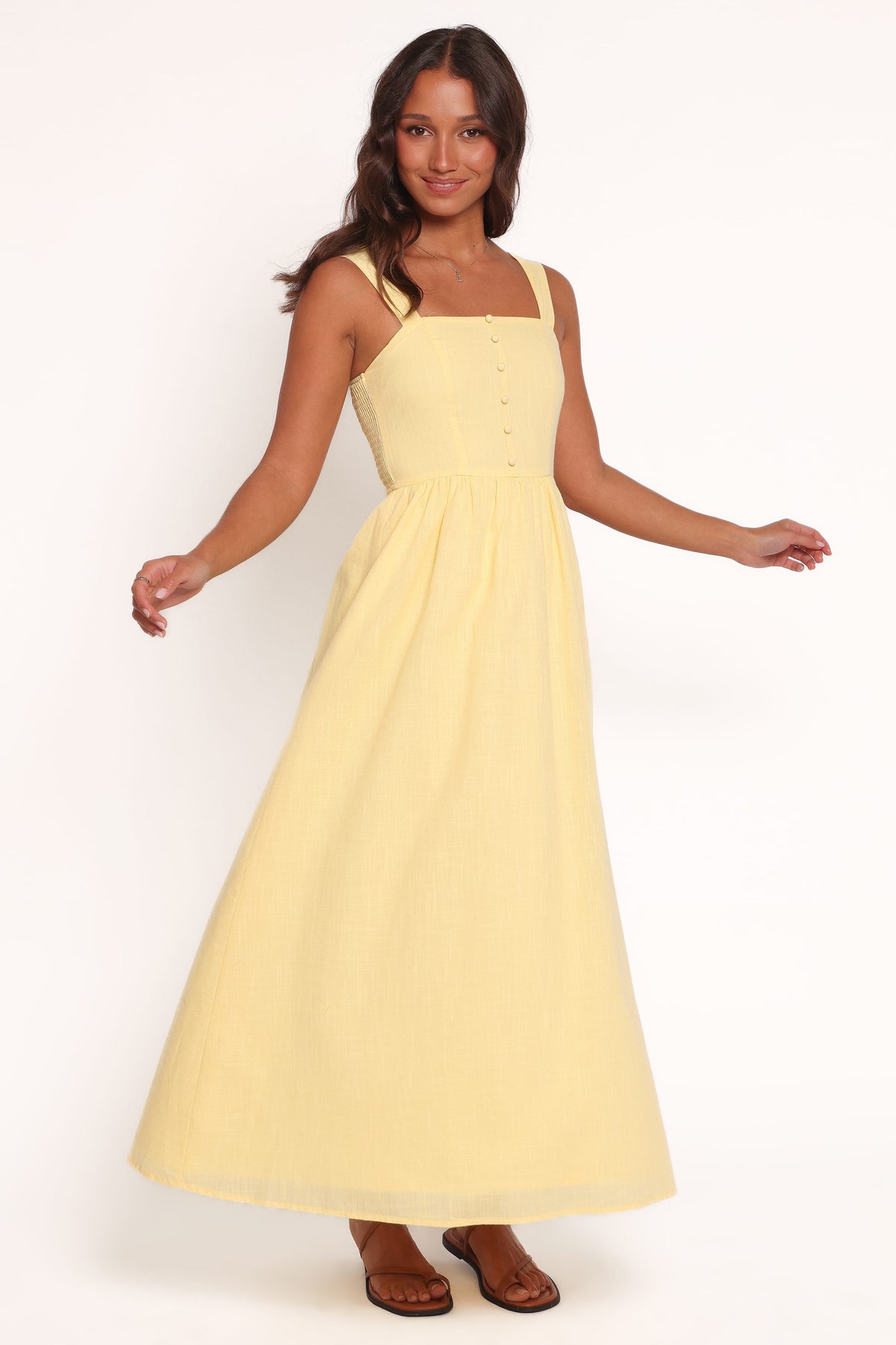 Caty Maxi Dress - Yellow