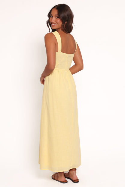Caty Maxi Dress - Yellow