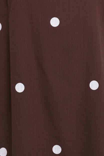 Chantelle Mini Dress - Chocolate Polka Dot