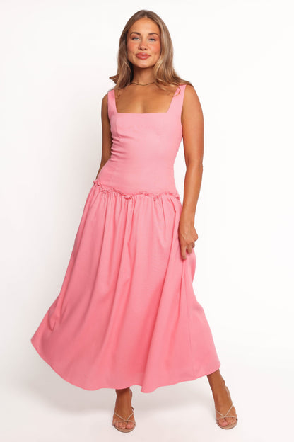 Clover Midi Dress - Pink