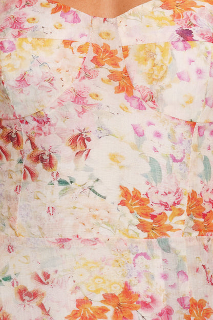 Cordelia Midi Dress - Floral
